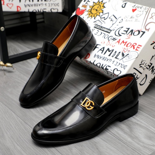 Dolce &amp; Gabbana D&amp;G Leather Shoes For Men #1264787 $82.00 USD, Wholesale Replica Dolce &amp; Gabbana D&amp;G Leather Shoes