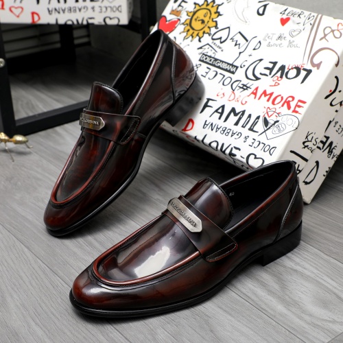 Dolce &amp; Gabbana D&amp;G Leather Shoes For Men #1264788 $82.00 USD, Wholesale Replica Dolce &amp; Gabbana D&amp;G Leather Shoes