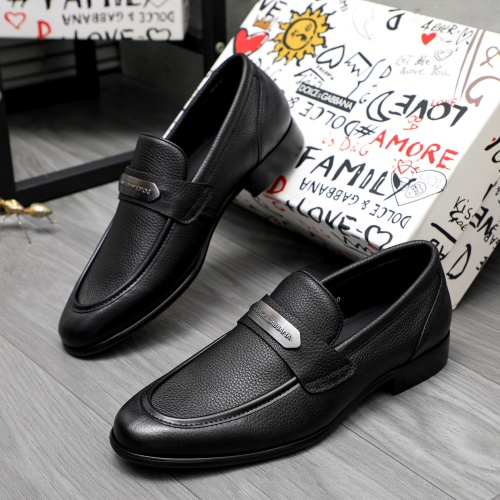 Dolce &amp; Gabbana D&amp;G Leather Shoes For Men #1264790 $82.00 USD, Wholesale Replica Dolce &amp; Gabbana D&amp;G Leather Shoes