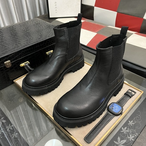 Replica Gucci Boots For Men #1264842 $102.00 USD for Wholesale