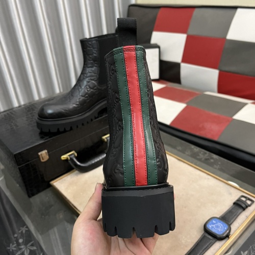 Replica Gucci Boots For Men #1264846 $102.00 USD for Wholesale