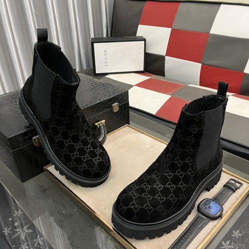 Replica Gucci Boots For Men #1264847 $102.00 USD for Wholesale