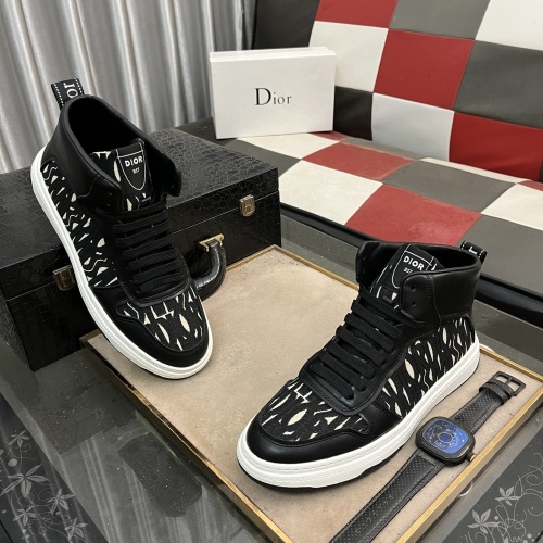 Christian Dior High Top Shoes For Men #1264893 $80.00 USD, Wholesale Replica Christian Dior High Top Shoes