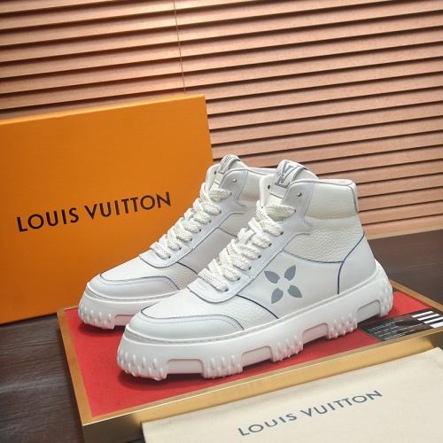 Louis Vuitton High Tops Shoes For Men #1264980 $108.00 USD, Wholesale Replica Louis Vuitton High Tops Shoes