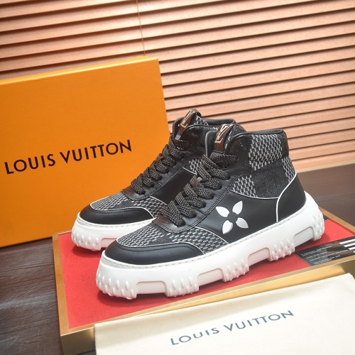 Louis Vuitton High Tops Shoes For Men #1264982 $108.00 USD, Wholesale Replica Louis Vuitton High Tops Shoes