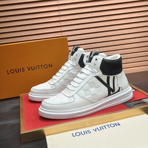 Louis Vuitton High Tops Shoes For Men #1264984 $88.00 USD, Wholesale Replica Louis Vuitton High Tops Shoes