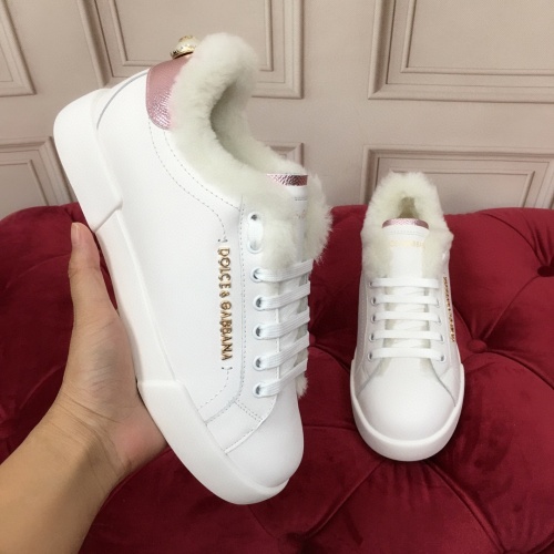 Replica Dolce & Gabbana D&G Casual Shoes For Women #1265071 $105.00 USD for Wholesale