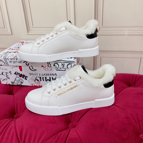 Replica Dolce & Gabbana D&G Casual Shoes For Women #1265077 $105.00 USD for Wholesale