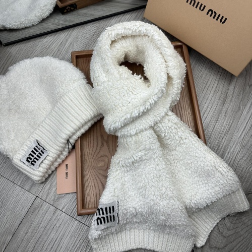 MIU MIU Hat and Scarf Set #1265114 $52.00 USD, Wholesale Replica MIU MIU Hat and Scarf and Glove Set