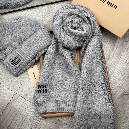 MIU MIU Hat and Scarf Set #1265117 $52.00 USD, Wholesale Replica MIU MIU Hat and Scarf and Glove Set