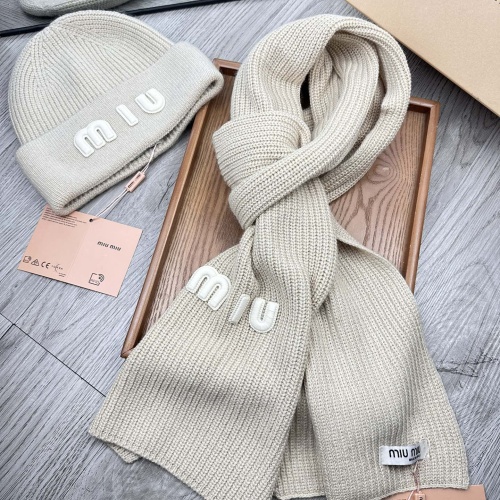 MIU MIU Hat and Scarf Set #1265120 $52.00 USD, Wholesale Replica MIU MIU Hat and Scarf and Glove Set