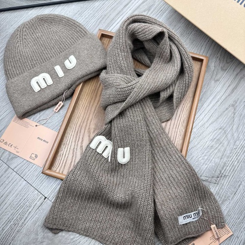 MIU MIU Hat and Scarf Set #1265121 $52.00 USD, Wholesale Replica MIU MIU Hat and Scarf and Glove Set