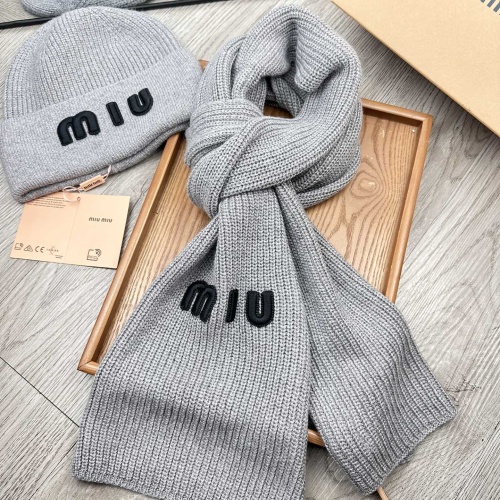 MIU MIU Hat and Scarf Set #1265122 $52.00 USD, Wholesale Replica MIU MIU Hat and Scarf and Glove Set