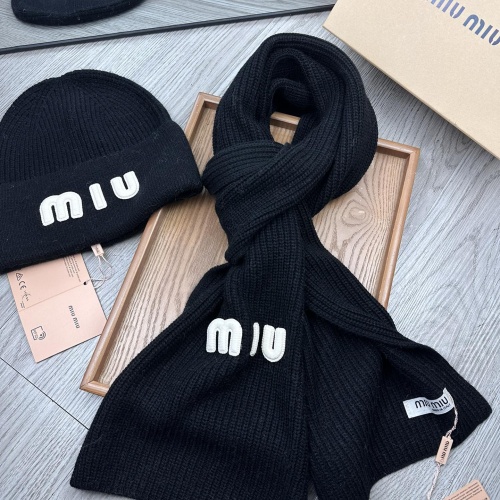 MIU MIU Hat and Scarf Set #1265123 $52.00 USD, Wholesale Replica MIU MIU Hat and Scarf and Glove Set