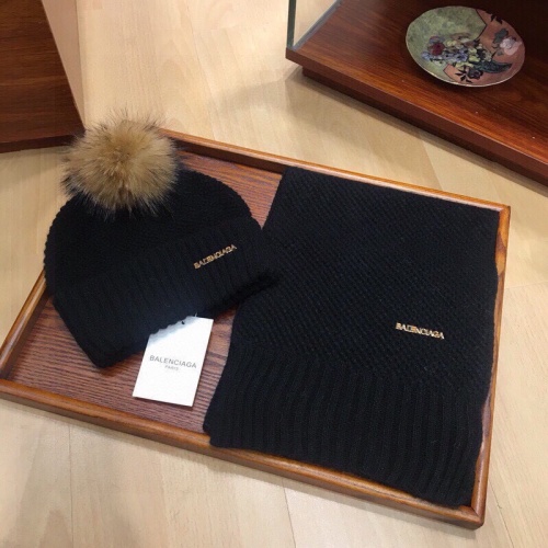 Balenciaga Hat and Scarf Set #1265141 $52.00 USD, Wholesale Replica Balenciaga Hat and Scarf and Glove Set