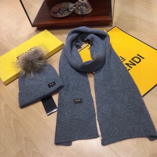 Replica Fendi Hat and Scarf Set #1265146 $52.00 USD for Wholesale