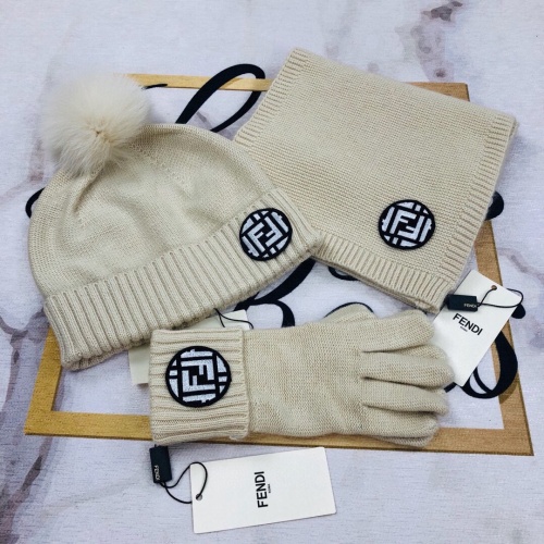 Fendi Hat and Scarf and Glove Set #1265152 $72.00 USD, Wholesale Replica Fendi Hat and Scarf and Glove Set