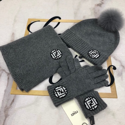 Fendi Hat and Scarf and Glove Set #1265154 $72.00 USD, Wholesale Replica Fendi Hat and Scarf and Glove Set