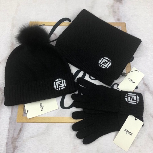 Fendi Hat and Scarf and Glove Set #1265155 $72.00 USD, Wholesale Replica Fendi Hat and Scarf and Glove Set