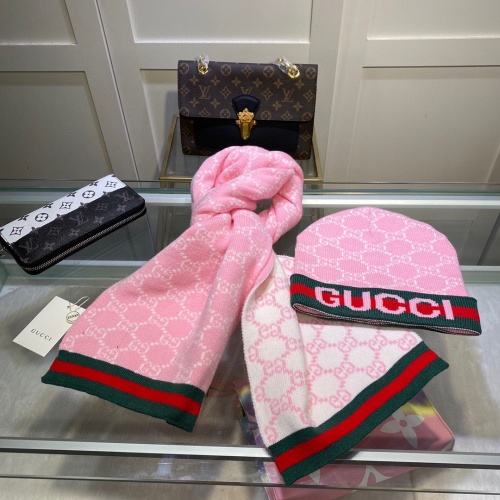 Gucci Hat and Scarf Set #1265157 $45.00 USD, Wholesale Replica Gucci Hat and Scarf and Glove Set