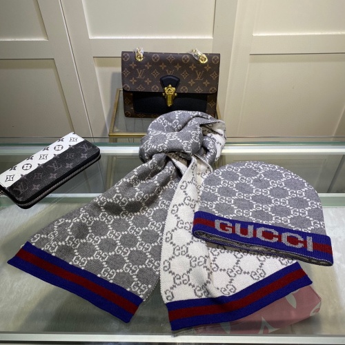 Gucci Hat and Scarf Set #1265159 $45.00 USD, Wholesale Replica Gucci Hat and Scarf and Glove Set