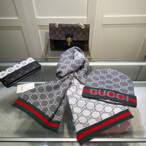 Gucci Hat and Scarf Set #1265160 $45.00 USD, Wholesale Replica Gucci Hat and Scarf and Glove Set