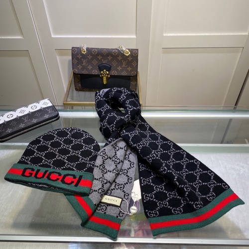 Gucci Hat and Scarf Set #1265162 $45.00 USD, Wholesale Replica Gucci Hat and Scarf and Glove Set