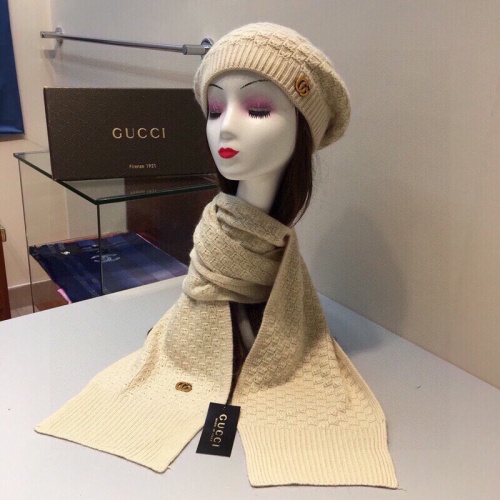 Replica Gucci Hat and Scarf Set #1265163 $52.00 USD for Wholesale