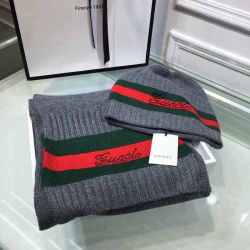 Gucci Hat and Scarf Set #1265165 $52.00 USD, Wholesale Replica Gucci Hat and Scarf and Glove Set