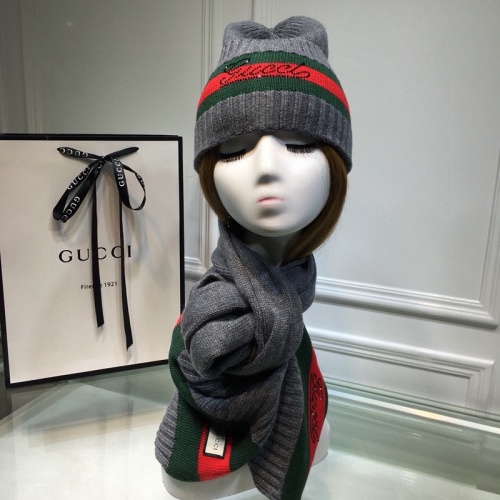 Replica Gucci Hat and Scarf Set #1265165 $52.00 USD for Wholesale