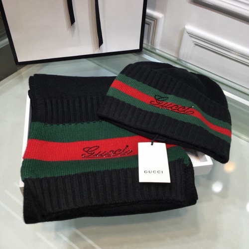 Gucci Hat and Scarf Set #1265166 $52.00 USD, Wholesale Replica Gucci Hat and Scarf and Glove Set