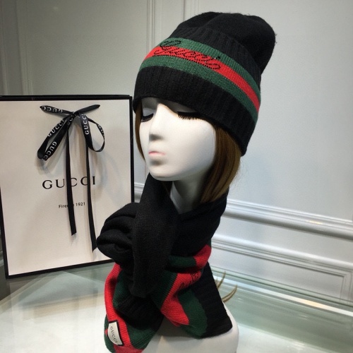 Replica Gucci Hat and Scarf Set #1265166 $52.00 USD for Wholesale