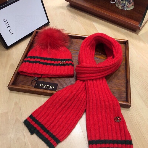 Gucci Hat and Scarf Set #1265168 $52.00 USD, Wholesale Replica Gucci Hat and Scarf and Glove Set