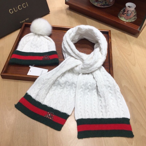 Replica Gucci Hat and Scarf Set #1265172 $56.00 USD for Wholesale