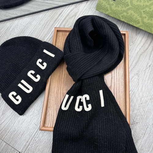 Replica Gucci Hat and Scarf Set #1265179 $52.00 USD for Wholesale