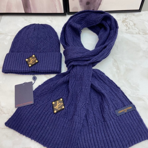 Replica Louis Vuitton LV Hat and Scarf Set #1265189 $48.00 USD for Wholesale