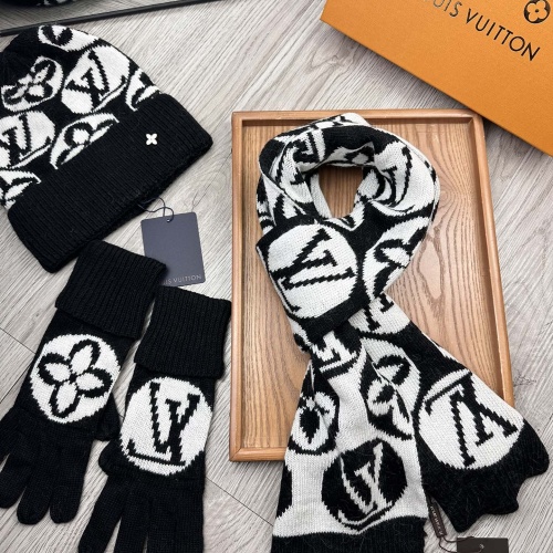 Replica Louis Vuitton LV Hat and Scarf and Glove Set #1265209 $72.00 USD for Wholesale