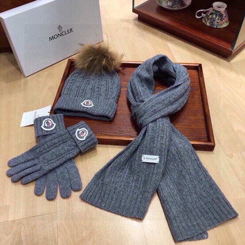 Replica Moncler Hat and Scarf and Glove Set #1265217 $72.00 USD for Wholesale