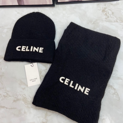 Celine Hat and Scarf Set #1265228 $48.00 USD, Wholesale Replica Celine Hat and Scarf and Glove Set