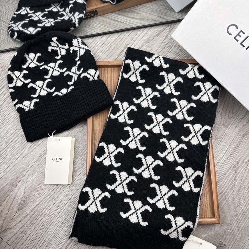 Celine Hat and Scarf Set #1265236 $48.00 USD, Wholesale Replica Celine Hat and Scarf and Glove Set