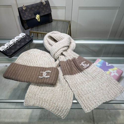 Chanel Hat and Scarf Set #1265259 $48.00 USD, Wholesale Replica Chanel Hat and Scarf and Glove Set