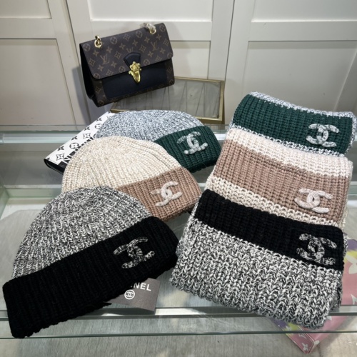 Replica Chanel Hat and Scarf Set #1265259 $48.00 USD for Wholesale