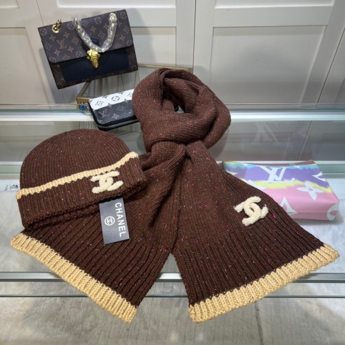 Chanel Hat and Scarf Set #1265263 $48.00 USD, Wholesale Replica Chanel Hat and Scarf and Glove Set