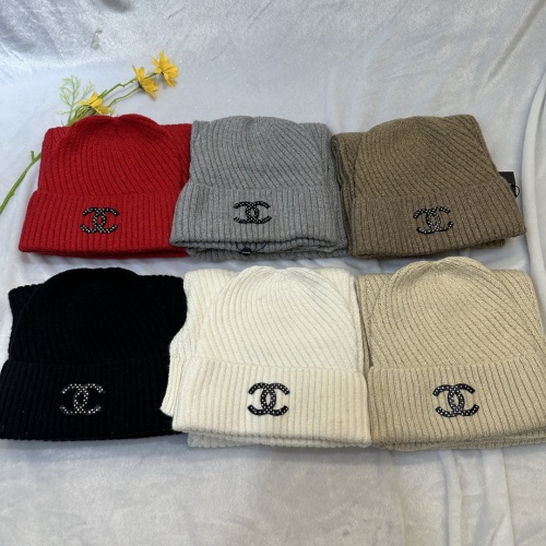 Replica Chanel Hat and Scarf Set #1265266 $48.00 USD for Wholesale