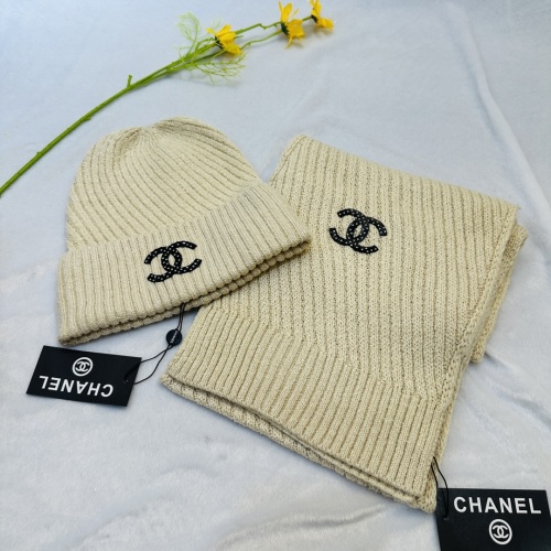 Chanel Hat and Scarf Set #1265267 $48.00 USD, Wholesale Replica Chanel Hat and Scarf and Glove Set