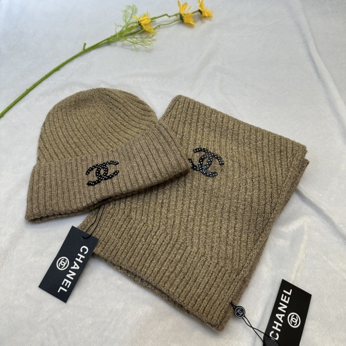 Chanel Hat and Scarf Set #1265269 $48.00 USD, Wholesale Replica Chanel Hat and Scarf and Glove Set