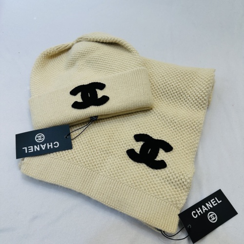 Chanel Hat and Scarf Set #1265273 $48.00 USD, Wholesale Replica Chanel Hat and Scarf and Glove Set