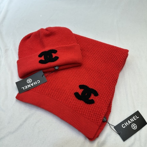 Chanel Hat and Scarf Set #1265274 $48.00 USD, Wholesale Replica Chanel Hat and Scarf and Glove Set