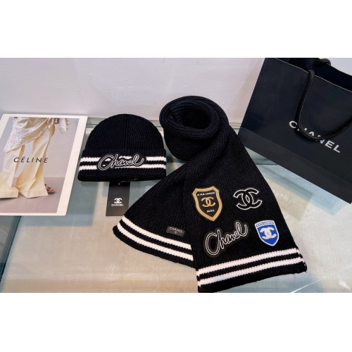 Chanel Hat and Scarf Set #1265278 $48.00 USD, Wholesale Replica Chanel Hat and Scarf and Glove Set