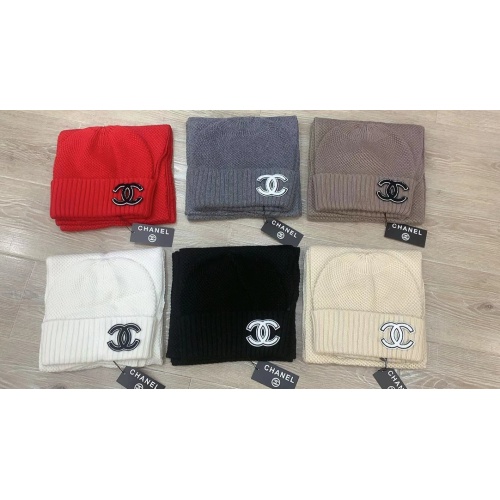 Replica Chanel Hat and Scarf Set #1265279 $45.00 USD for Wholesale